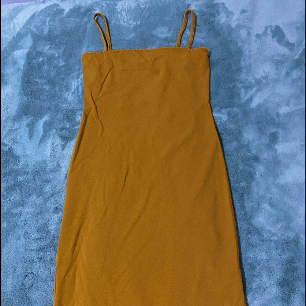 Forever 21, Size: small, dark mustard yellow
